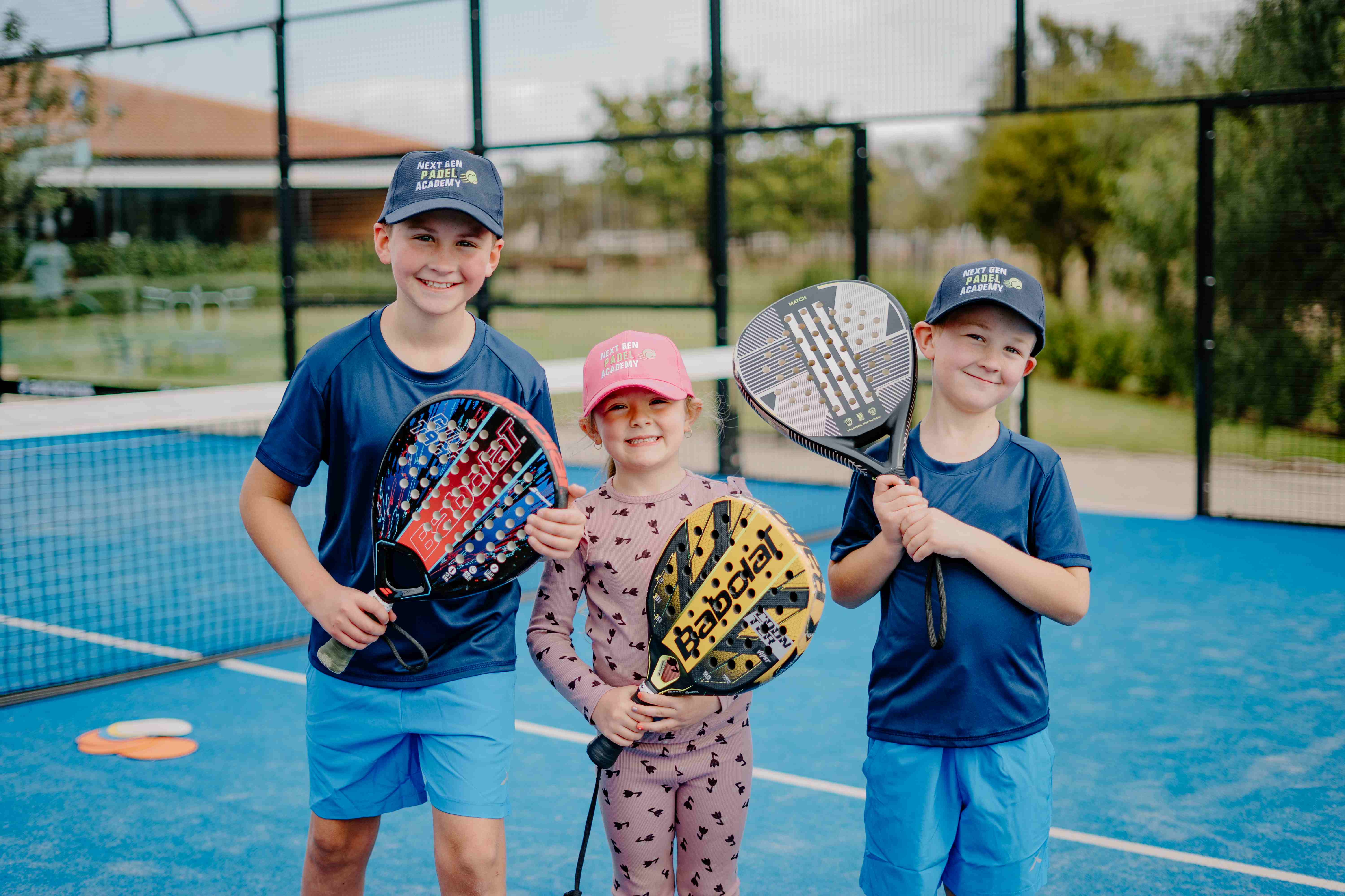 NextGen Padel Academy coach guiding junior players in Pretoria